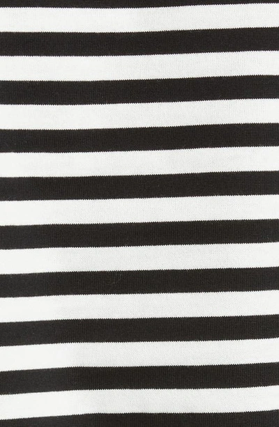 Shop Comme Des Garçons Play Play Stripe Long Sleeve T-shirt In Black/ White