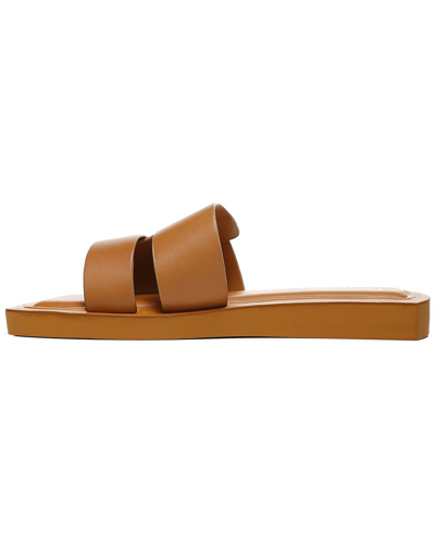 Shop Franco Sarto Capri Leather Slide In Nocolor