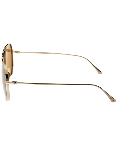 Shop Tom Ford Men's Gilles-02 61mm Sunglasses In Gold
