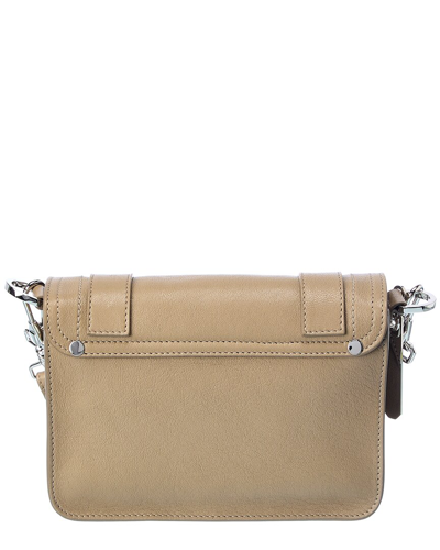 Shop Proenza Schouler Ps1 Mini Leather Shoulder Bag In Beige