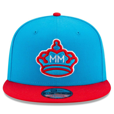 Shop New Era Youth  Blue/red Miami Marlins 2021 City Connect 9fifty Snapback Adjustable Hat