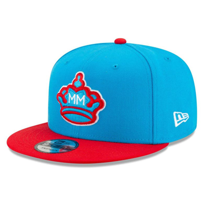 Shop New Era Youth  Blue/red Miami Marlins 2021 City Connect 9fifty Snapback Adjustable Hat