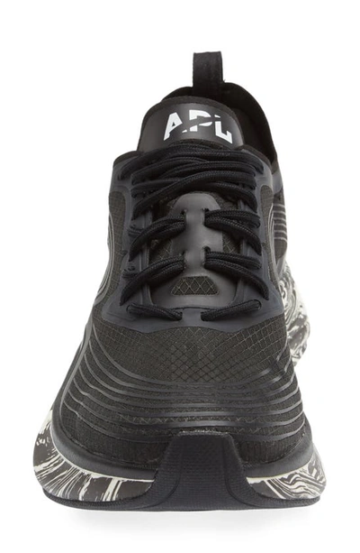 Shop Apl Athletic Propulsion Labs Streamline Running Shoe In Black / White / Marble