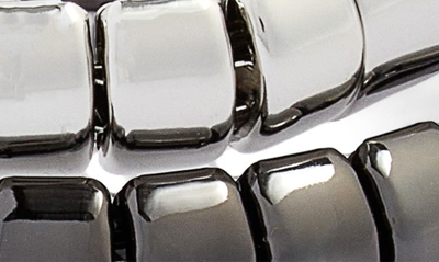 Shop Nordstrom Set Of 2 Square Beaded Stretch Bracelets In Silverematite