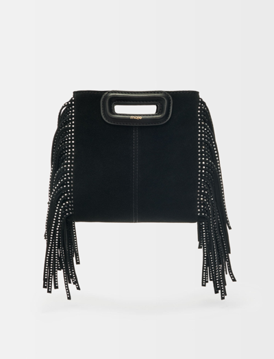 Maje Sac M Mini En Su De Noir In Black | ModeSens