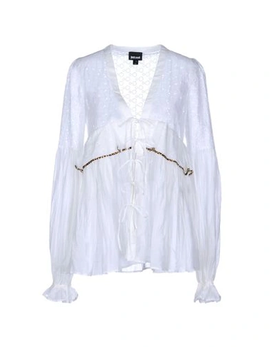 Just Cavalli Solid Color Shirts & Blouses In White