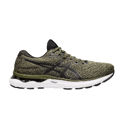 Pre-owned Asics Gel Nimbus 24 'olive Canvas' In Green