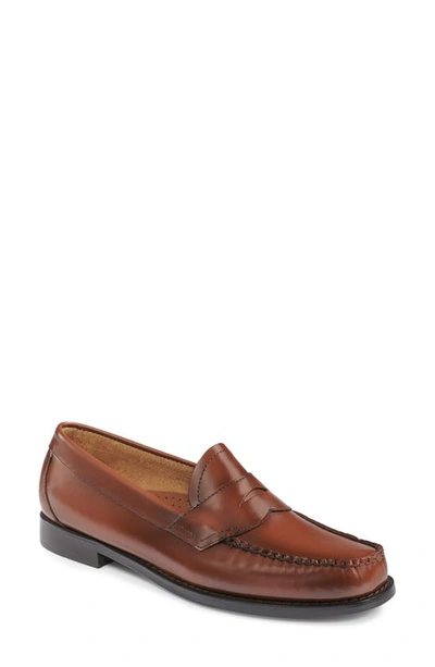 Shop G.h. Bass & Co. Logan Leather Penny Loafer In Cognac