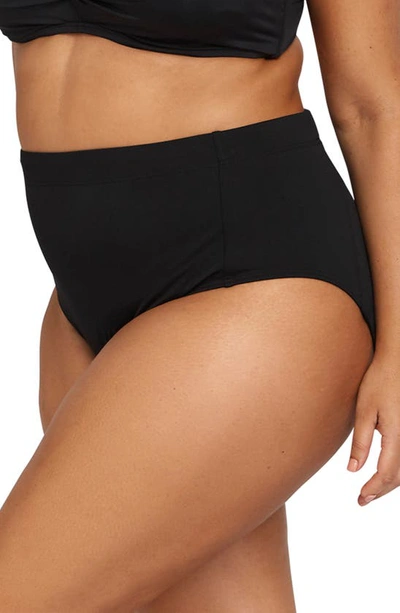 Shop Artesands Natare Chlorine Resistant Bikini Bottoms In Black