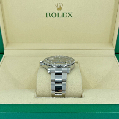 Pre-owned Rolex Yacht-master 37mm, Slate/rhodium Dial, Ref 268622 Unworn Complete 2023