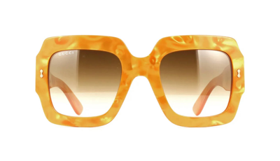 Pre-owned Gucci Saint Laurent Sl 652 Solace Havana/grey (003) Sunglasses In Brown Shaded With Light Gold Flash