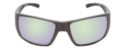 Pre-owned Smith Guides Choice Xl Sunglasses In Matte Grey&cp Glass Polarized Green Mirror In Multicolor