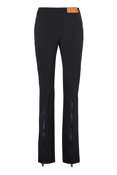 Shop Heron Preston Stretch Gabardine Trousers In Black