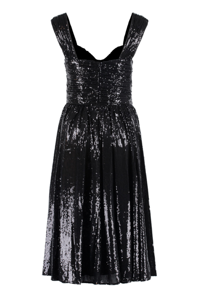 Shop Polo Ralph Lauren Sequin Dress In Black
