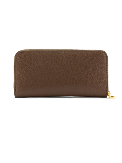 Shop Avenue 67 Brown Leather Wallet In Fango
