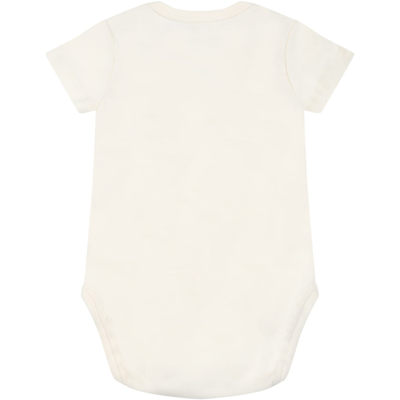 Shop Off-white Multicolor Set For Baby Girl With Logo