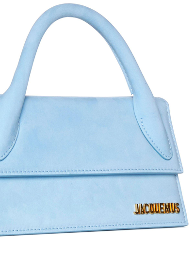 Shop Jacquemus Le Chiquito Mini Tote Bag In Light Blue