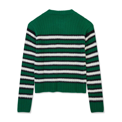 Shop Erl Sweater In Green
