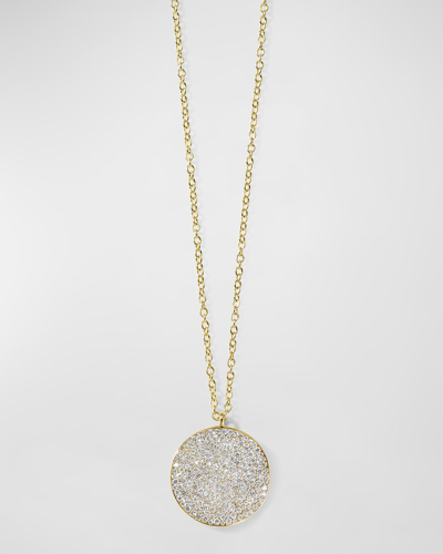 Shop Ippolita Large Flower Pendant Necklace In 18k Gold With Diamonds