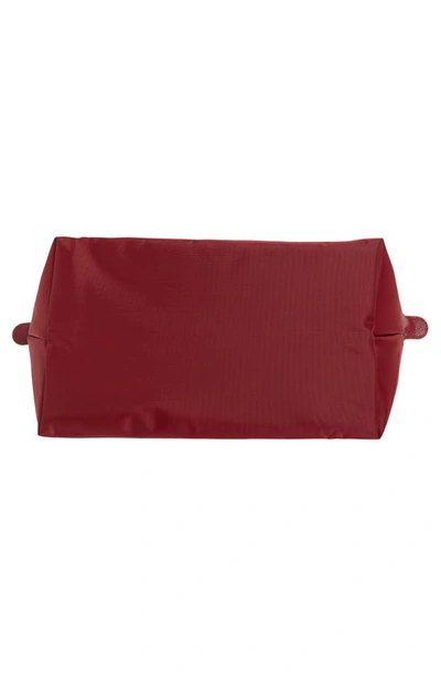 Shop Longchamp Medium Le Pliage Club Shoulder Tote In Garnet Red