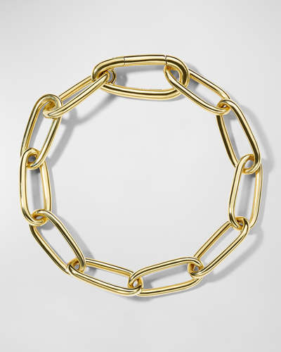 Shop Ippolita Tapered Link Bracelet In 18k Gold In Yellow Gold