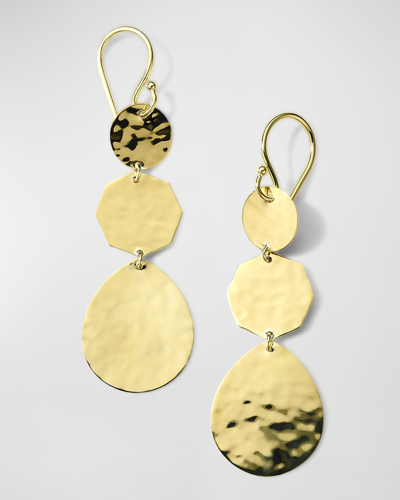 Shop Ippolita Small Crinkle Crazy 8's Earrings In 18k Gold In Yellow Gold