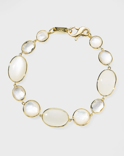 Shop Ippolita All-stone Flexible Bracelet In 18k Gold In Flirt