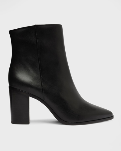 Shop Schutz Maeve Zip Ankle Boots In Black