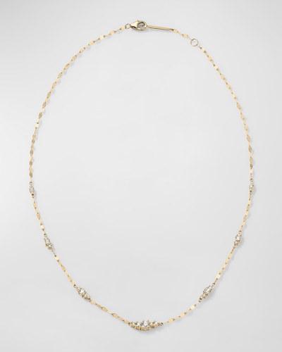 Shop Lana Solo Cluster Ombre Necklace With Diamonds In Yg