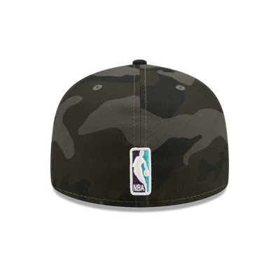 Men's Charlotte Hornets New Era Black Camo 59FIFTY Fitted Hat