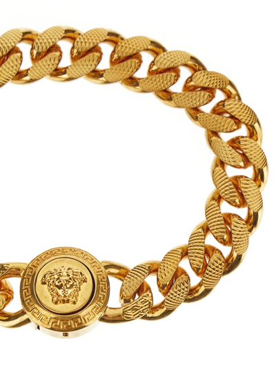 Shop Versace Gold-tone Medusa Bracelet