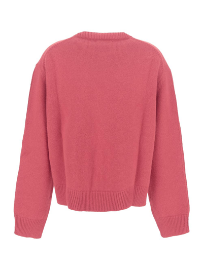 Shop Laneus Pink Wool Jumper