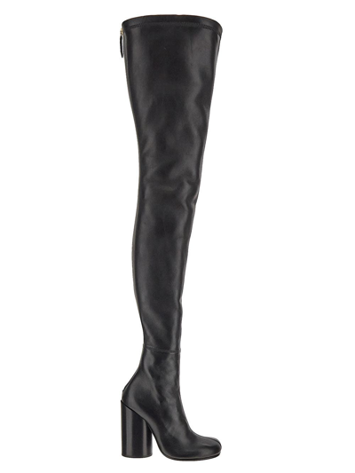 Shop Burberry Over-the-knee Boots In Black