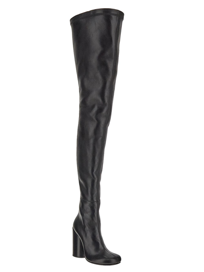 Shop Burberry Over-the-knee Boots In Black