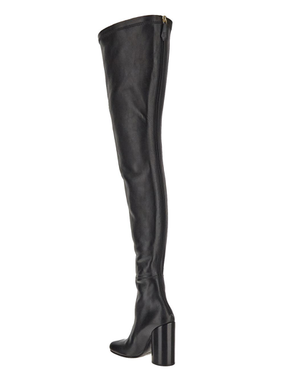 Shop Burberry Over-the-knee Boots In Black