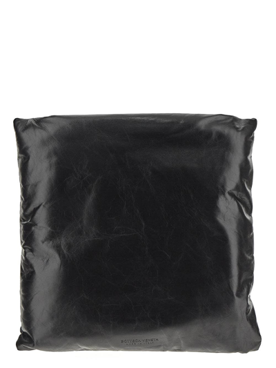 Shop Bottega Veneta Pillow Pouch In Black