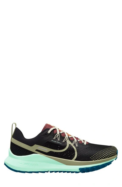 Shop Nike React Pegasus Trail 4 Running Shoe In Black/ Alligator/ Rust/ Mint