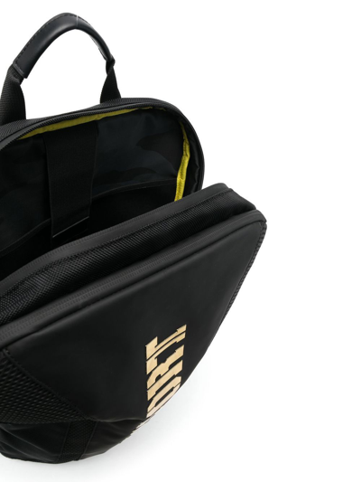 Plein Sport Logo-print Backpack In Schwarz