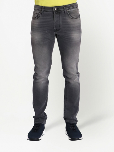 Shop Jacob Cohen Slim-cut Denim Jeans In Grau