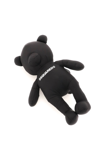 Shop Dsquared2 Teddy Bear Keychain In Black