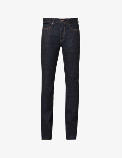 Shop Tommy Hilfiger Men's Ohio Rinse Denton Regular-fit Straight-leg Stretch-denim Jeans
