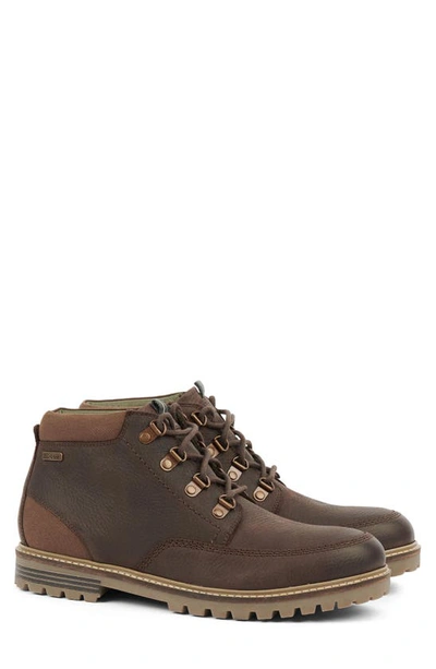 Shop Barbour Fenton Moc Toe Boot In Mocha