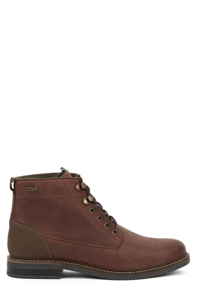 Shop Barbour Deckham Plain Toe Boot In Cedar