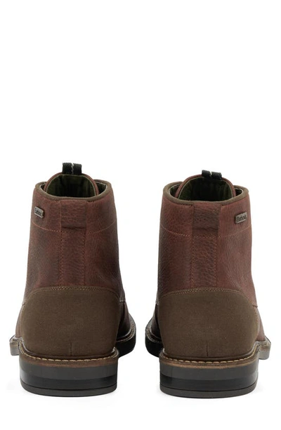 Barbour Deckham Plain Toe Boot In Cedar
