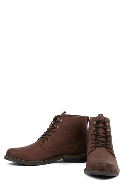 Shop Barbour Deckham Plain Toe Boot In Cedar