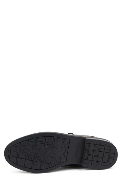 Barbour Deckham Plain Toe Boot In Black