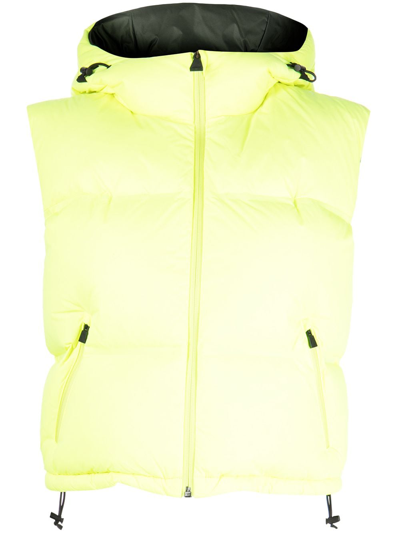 Shop Aztech Mountain Snowbird Puffer Vest In Green
