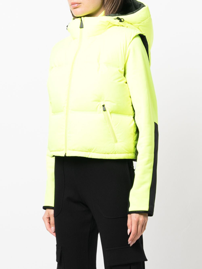 Shop Aztech Mountain Snowbird Puffer Vest In Green