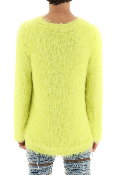 Shop Alyx 1017  9sm Fur-effect Sweater In Yellow