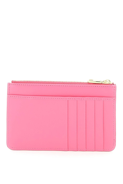Shop Dolce & Gabbana Logoed Card Holder In Pink